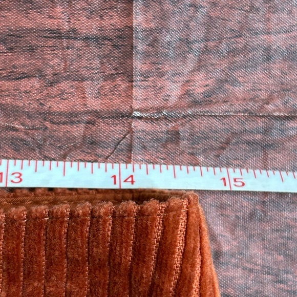 Loft Outlet Women’s Size 4 Rust Fall Colored Corduroy Button Up Skirt - Picture 4 of 6